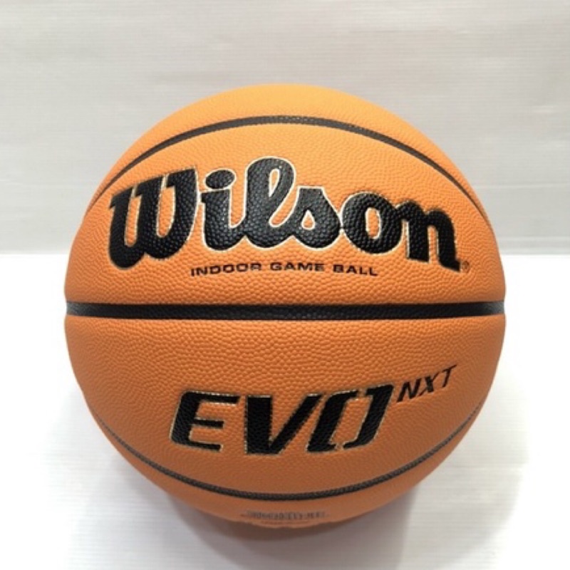 現貨Wilson 7號籃球EVO NXT T1 比賽用球超纖細合成皮FIBA認證室內球