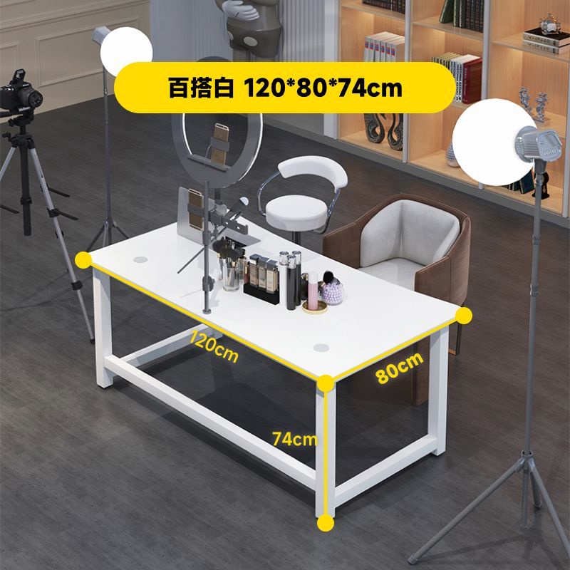 【電腦桌】【書桌】直播桌子網紅電競桌主播用專用賣貨辦公電腦桌家用超大展示桌臺桌 | 蝦皮購物