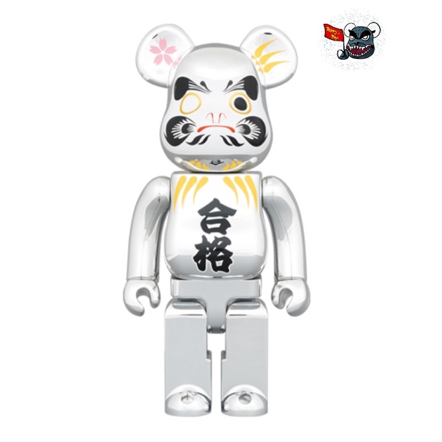 BE@RBRICK 達磨合格銀メッキ400%+100% | 蝦皮購物