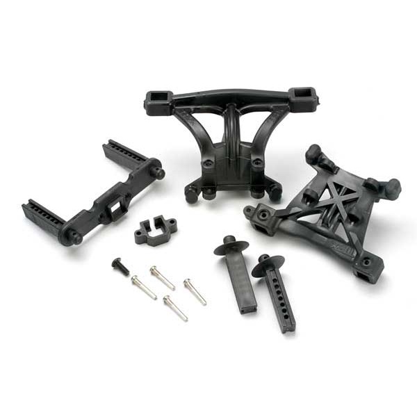 Supporto Telaio Posteriore In Acciaio Inox Per Traxxas E-Revo Summit | Ricambio Originale 5632 | Spessore 1,9 Mm Più Resistente