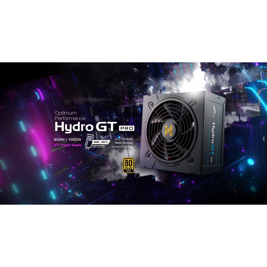 FSP全漢 HYDRO GT PRO 1000W【半模組電源】金牌/原價屋【新版支援PCIe5.0/ATX3.0】