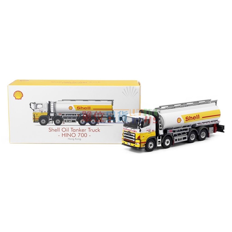單位日貨』香港正版1/76 微影TINY X Shell 殼牌日野700 Shell 油罐車