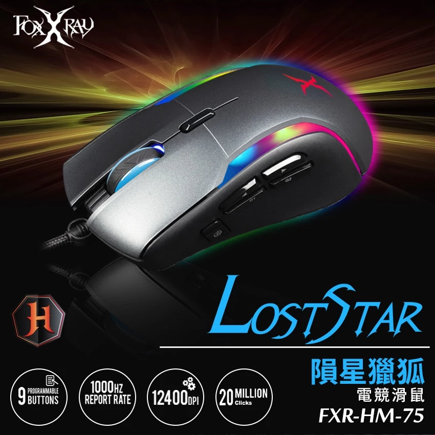 你的滑鼠,會說話嗎?Foxxray FXR-HM-75 隕星獵狐完整評測