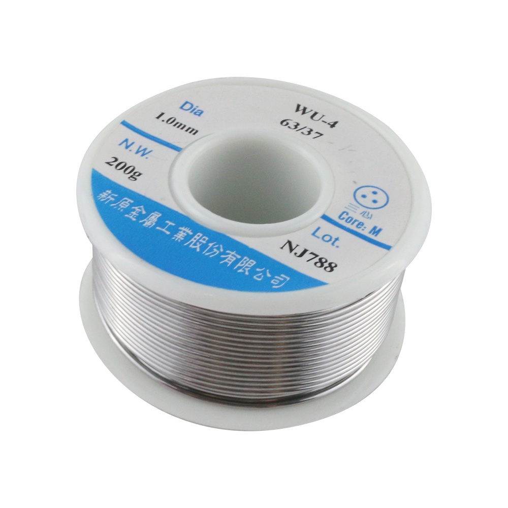 焊錫 200G 0.8~1.2mm【63%】台灣製造 新原 錫絲 錫線 錫條 銲錫 適用於烙鐵 焊接 電路板 焊油 助焊 | 蝦皮購物