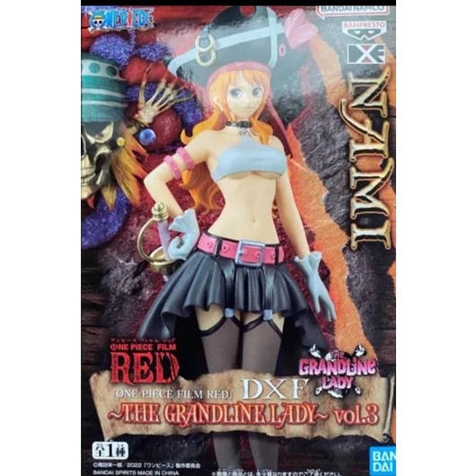 日版金證 航海王 標準盒 DXF red 劇場版 娜美 lady 03現貨