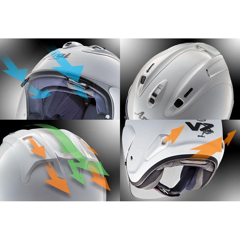 NAPS 納普司】 ARAI VZ-RAM 彩繪款NAKAGAMI GP2 中上貴晶安全帽總代理