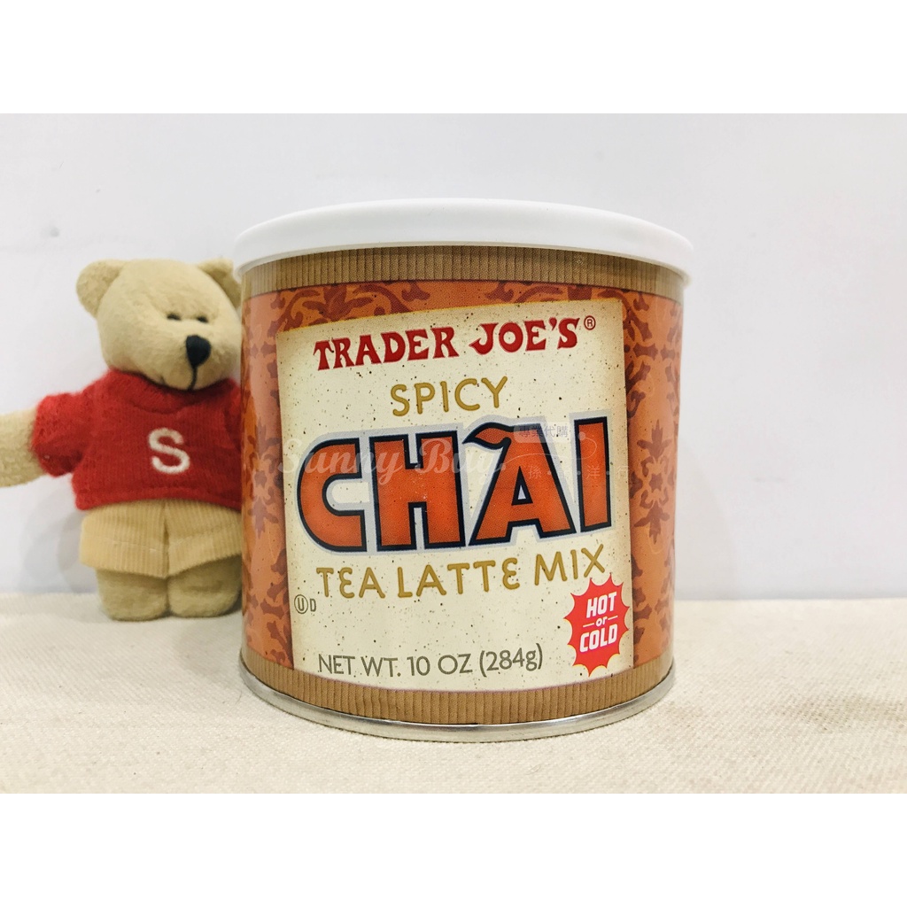 【Sunny Buy】 現貨 Trader Joe's 紅茶拿鐵沖泡粉 284g Chai Tea Latte Mix 蝦皮購物