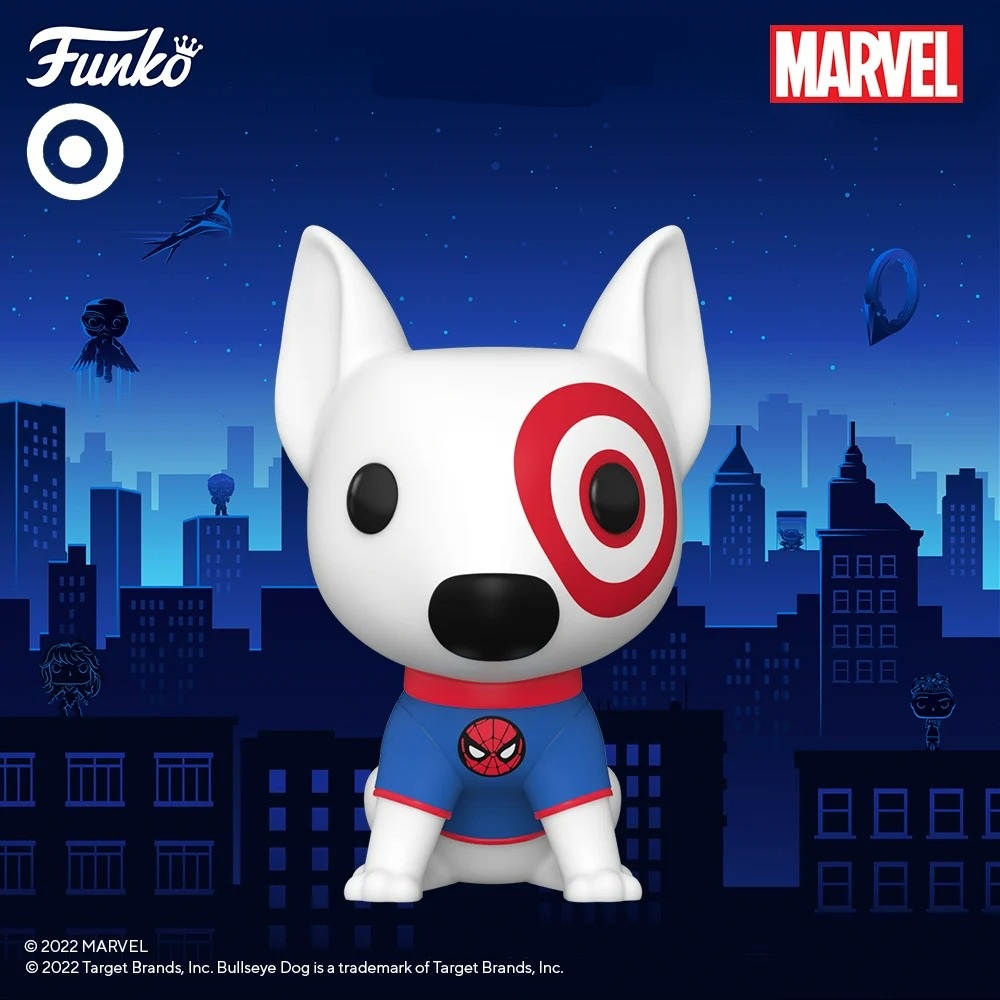 C&J 正版 現貨 FUNKO POP Target 吉祥物 蜘蛛人版 Bullseye 賤狗 牛頭梗 162 | 蝦皮購物