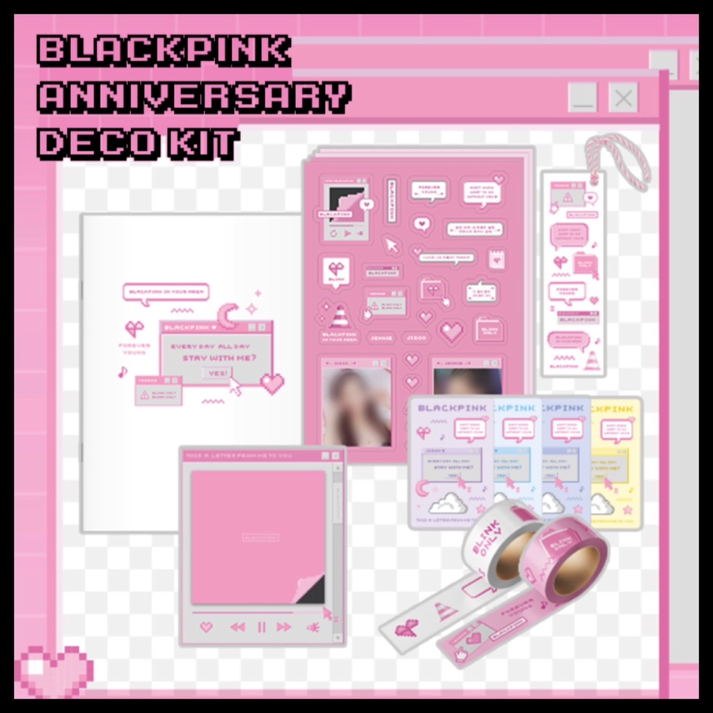 初回限定】 ANNIVERSARY BLACKPINK deco キット 新品未開封 kit K-POP