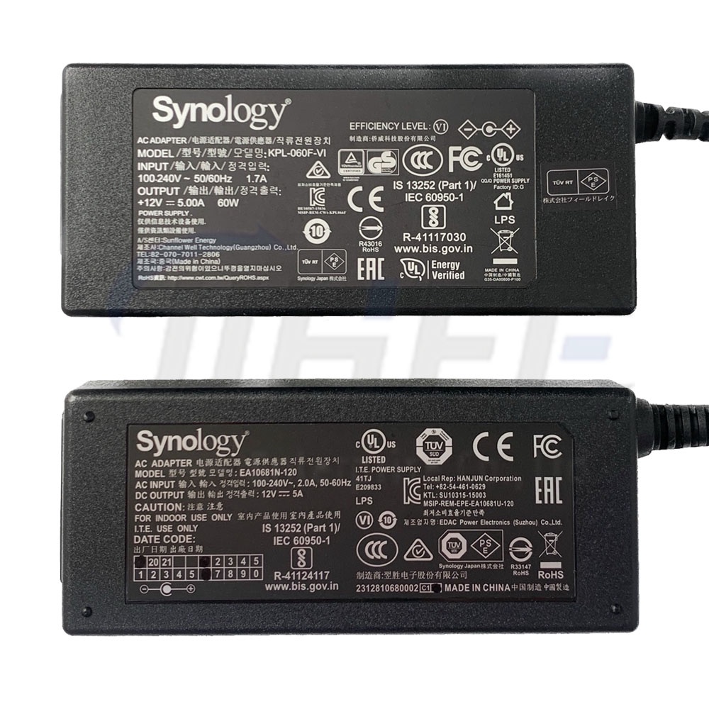 NAS 變壓器Synology 群暉12V 5A 60W DS216+II DS220j DS218 電源供應器