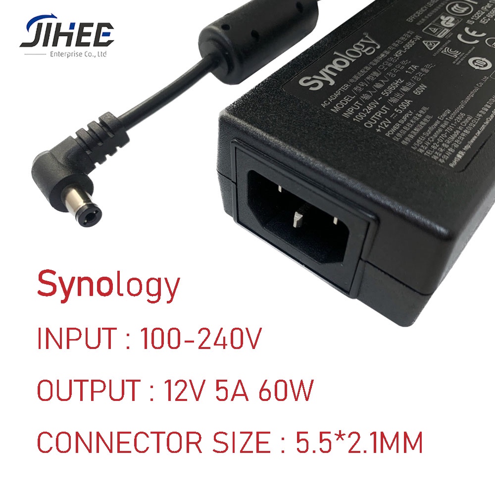 NAS 變壓器Synology 群暉12V 5A 60W DS216+II DS220j DS218 電源供應器