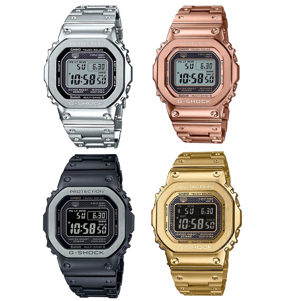 IMPRESSION】全新CASIO G-SHOCK GMWB5000D-1 日本製電波藍芽不鏽鋼現貨