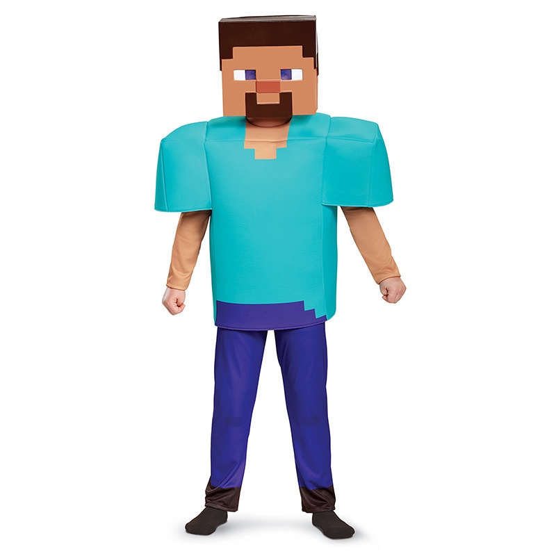 可打統編 我的世界兒童cos衣服minecraft游戲舞臺表演服裝萬圣節派對裝扮服-萬聖節可打統編品 | 蝦皮購物