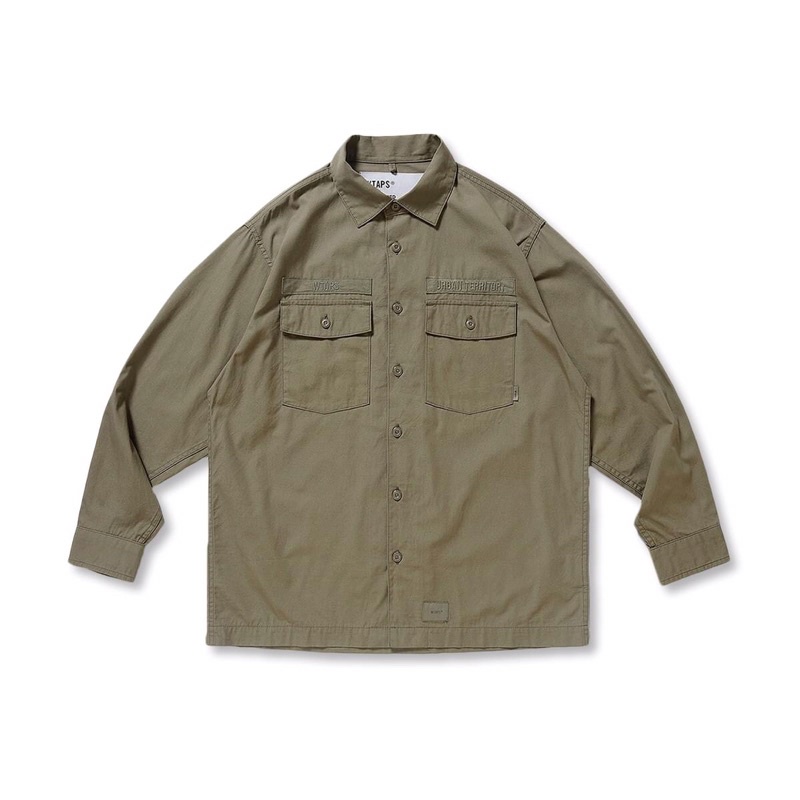 22AW WTAPS CBW / LS / COTTON. POPLIN 全新正品| 蝦皮購物