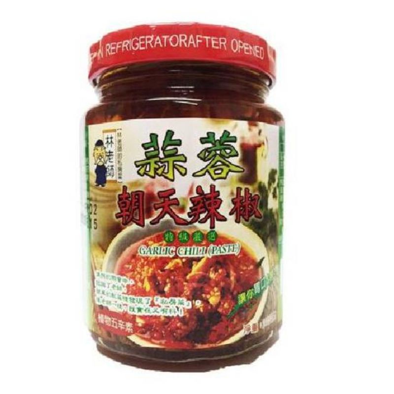 林老師蒜蓉朝天辣椒240g 豆鼓香魚 240g 固形 …