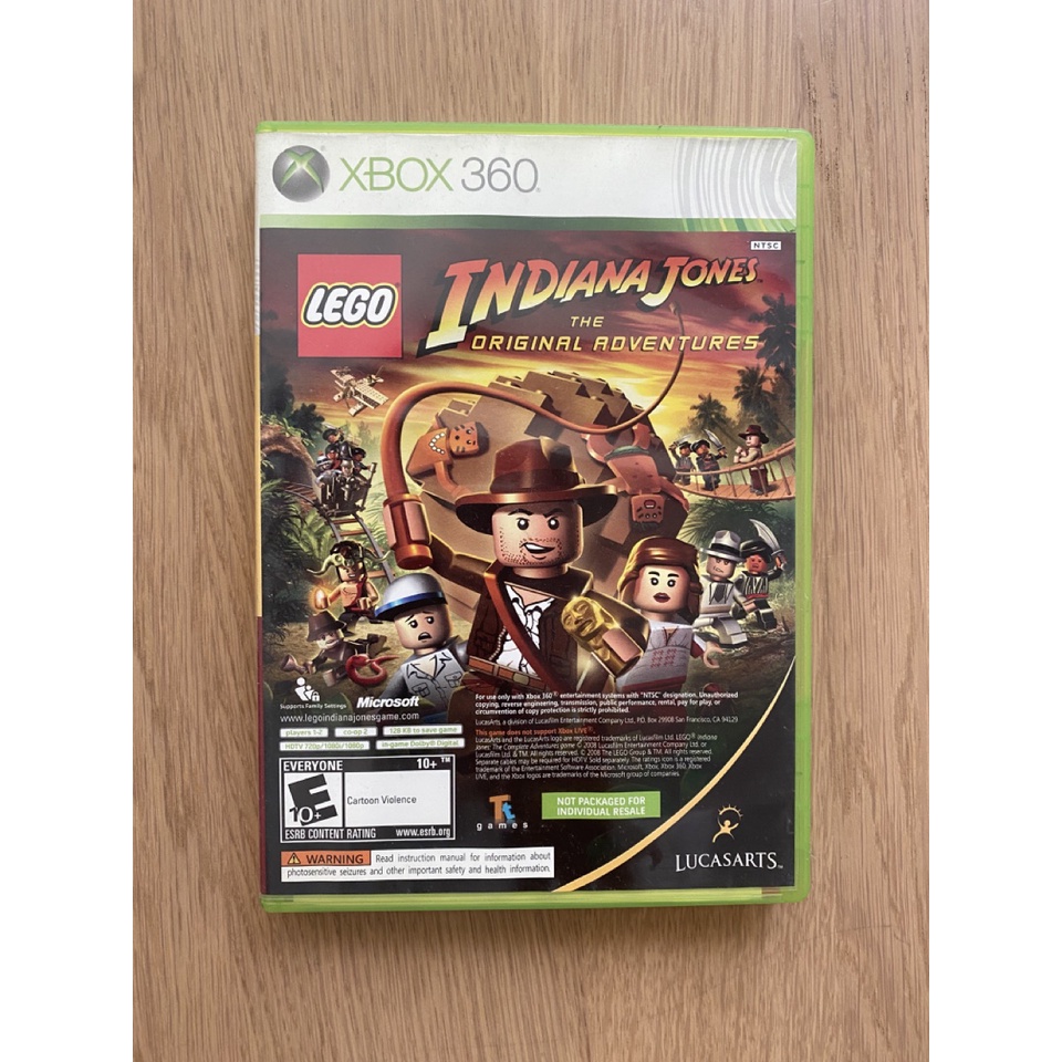 XBOX360 樂高印第安納瓊斯 英文版 Lego Indiana Jones 蝦皮購物