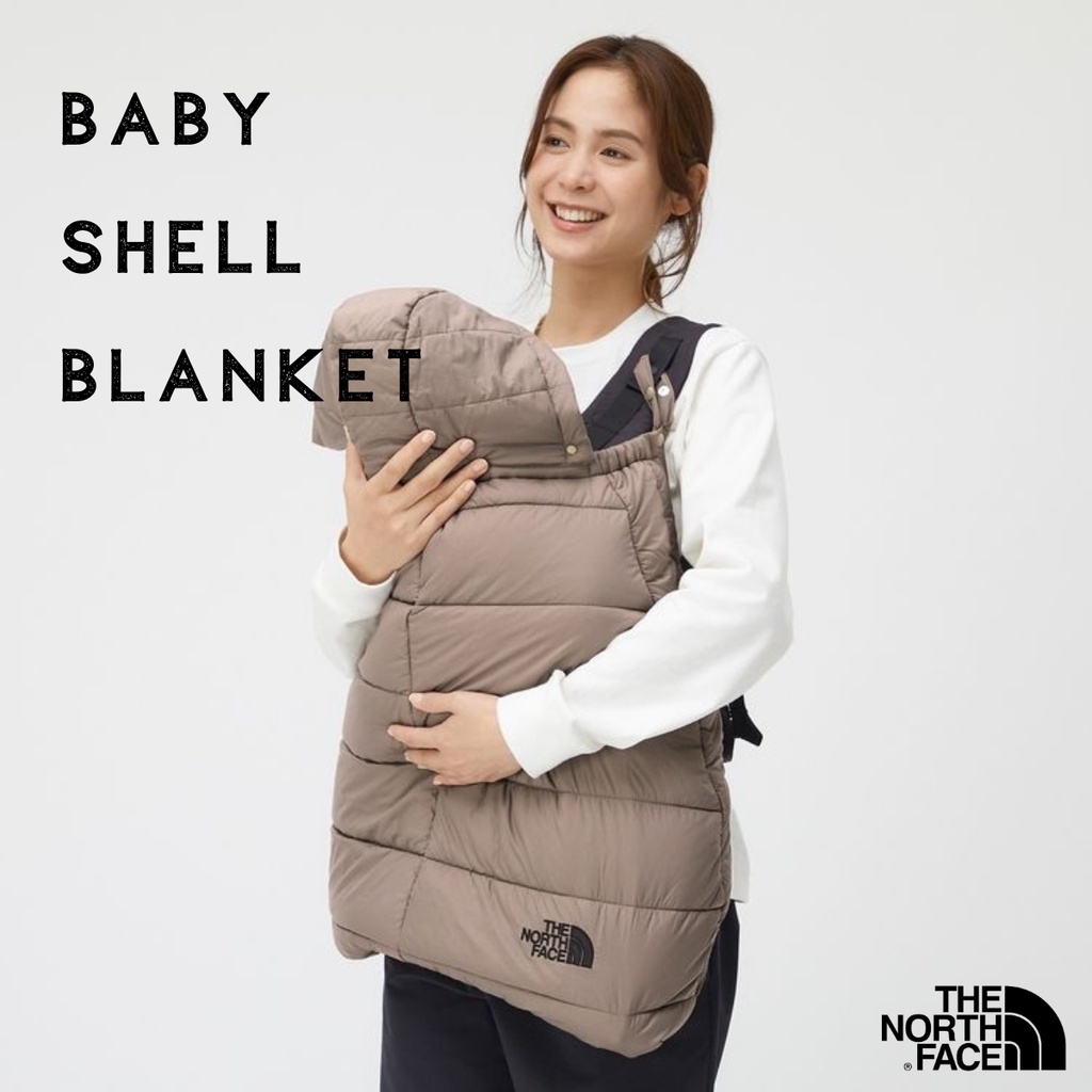 現貨🇯🇵 THE NORTH FACE 貝殼毯 Baby Shell Blanket 北臉 嬰兒背帶 保暖毯 背巾 披肩