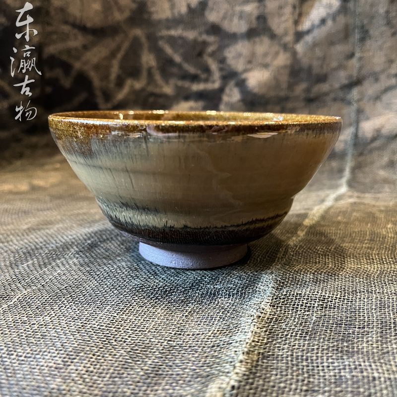 日本製 高取燒 茶碗 日式抹茶碗 落款 茶道具 特色茶碗推薦