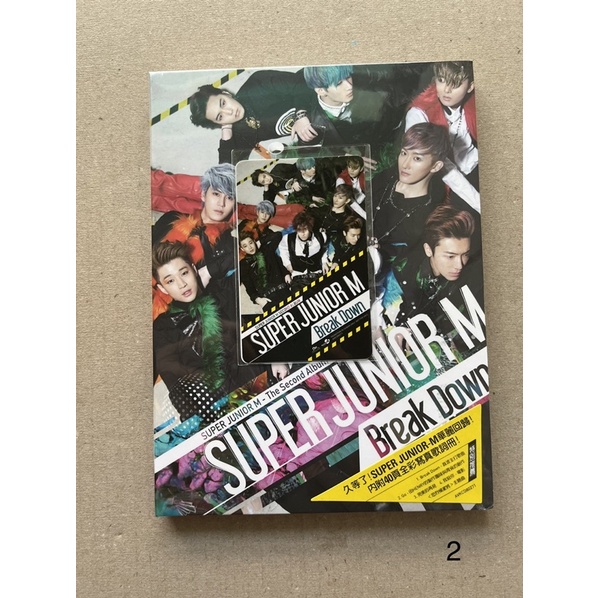 全新現貨(未拆) ➲ SUPER JUNIOR M - Break Down ( 第二張正規專輯) 台