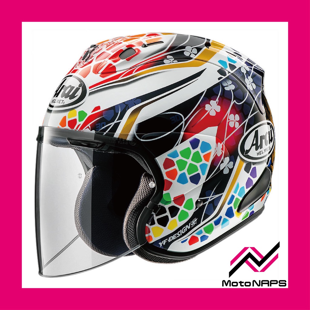 Arai VZ-RAM ナカガミGP2 S 新品 NAKAGAMI 中上貴晶 中上貴晶レプリカ、オープンフェイスにも登場…アライ VZ-RAM