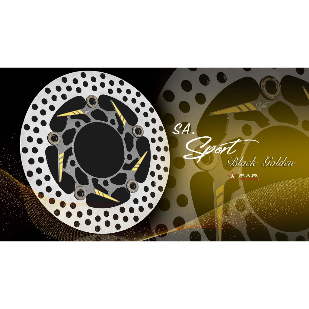FAR SA SPORT 浮動碟 勁戰 六代 水冷 BWS 黑金版 運動版 245mm 浮動 碟盤 前碟 245 mm | 蝦皮購物