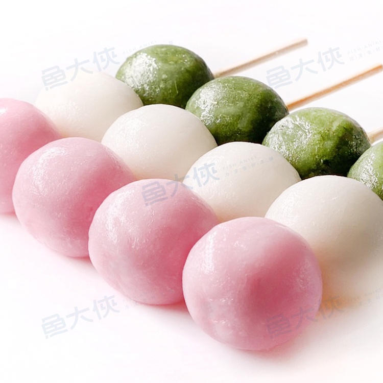 日本-三色糰子(4支/180g/包)#全素#和菓子#三色丸子-1J3A【魚大俠】AR180 | 蝦皮購物