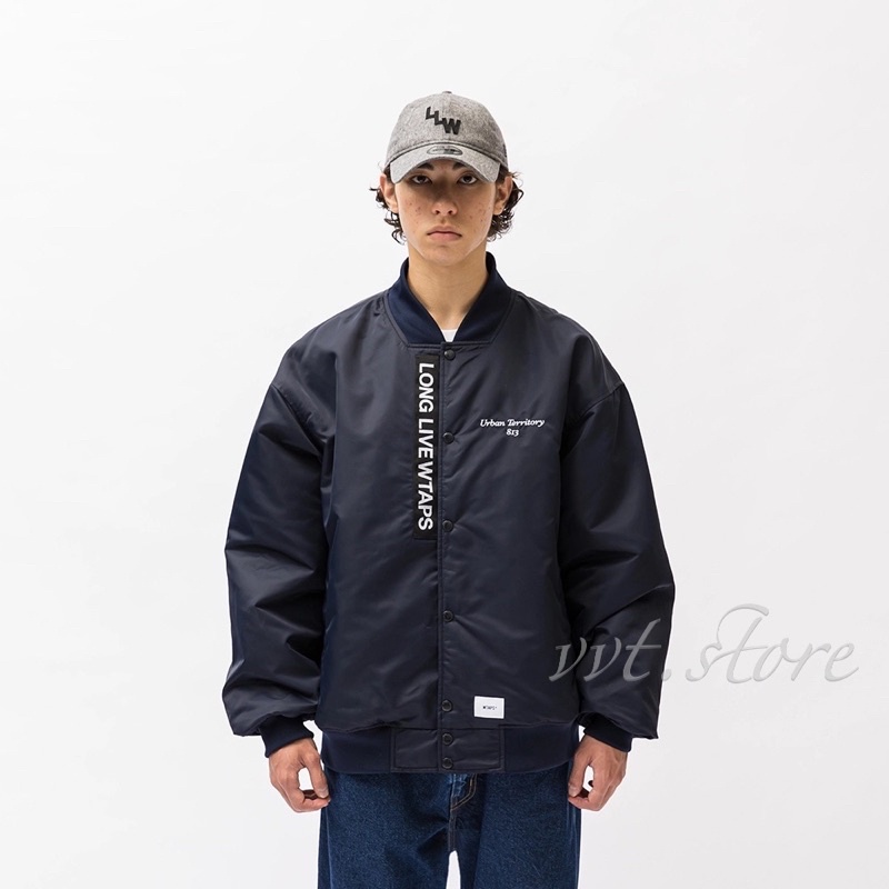 WTAPS 22AW TEAM / JACKET / NYLON. TWILL. UT813 棒球外套夾克風衣 