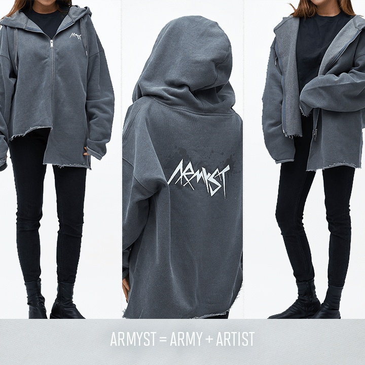 ARTIST-MADE COLLECTION BY BTS Jung Kook] ARMYST Zip-Up Hoody