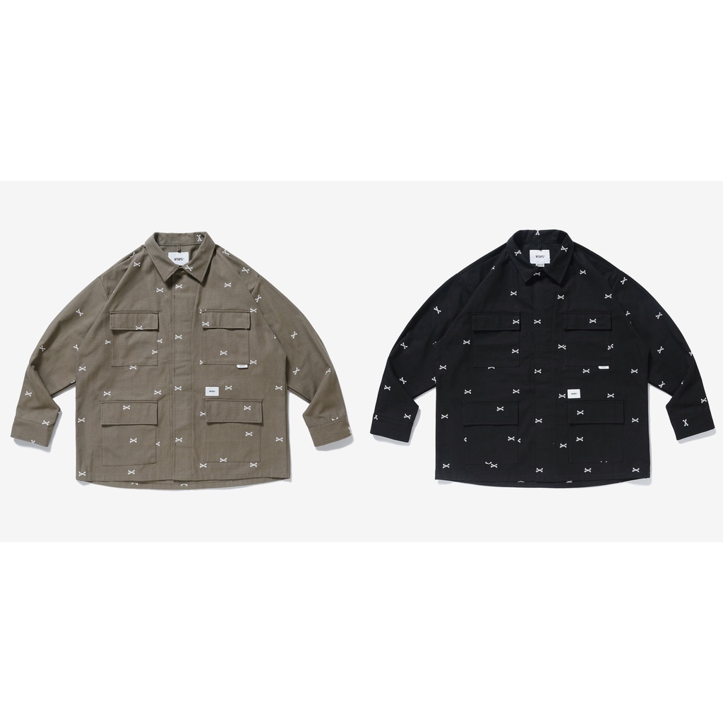 AllenTAPS】WTAPS 22SS JUNGLE 01 / LS / COTTON. 襯衫四袋骨頭