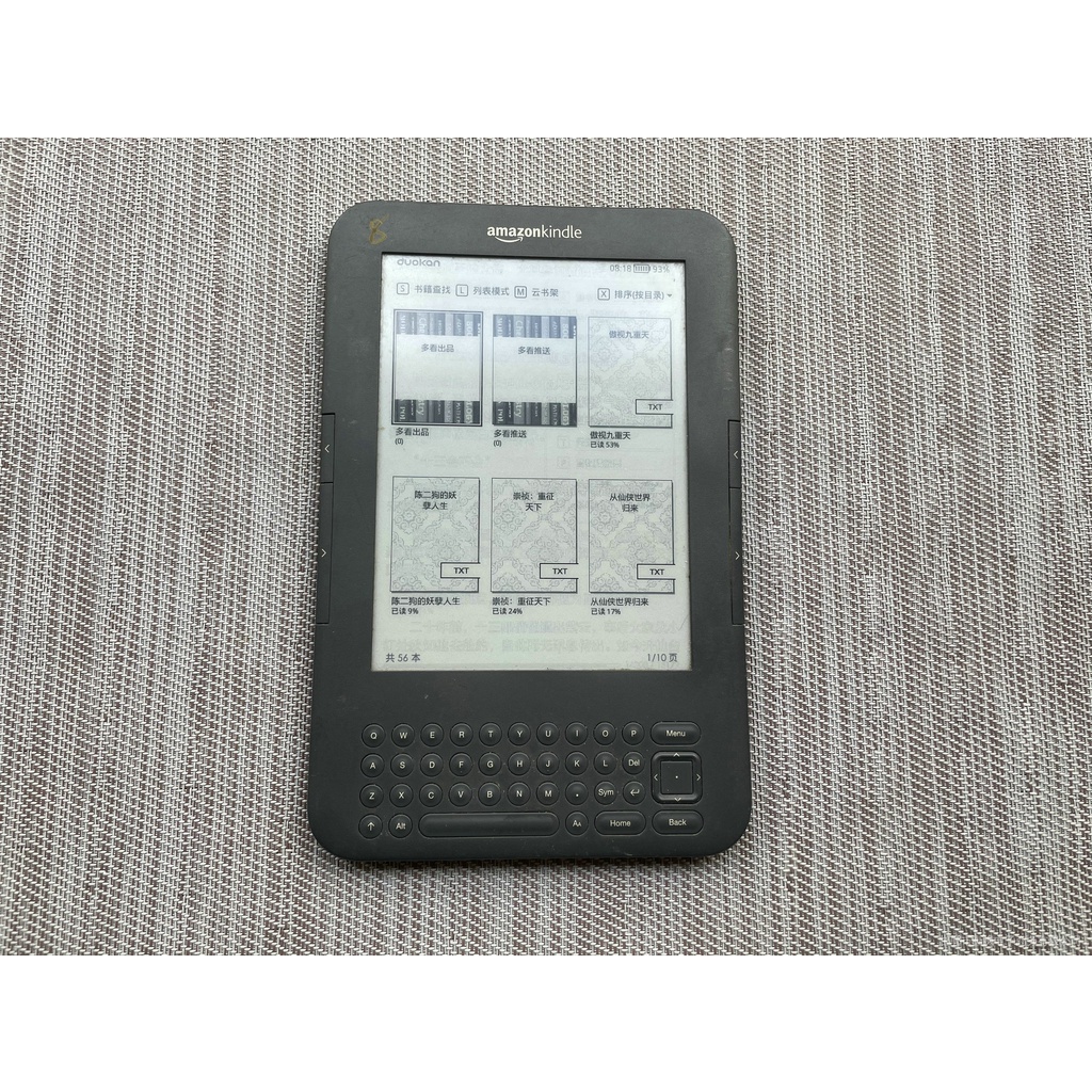 【最低價】Kindle3 電子書閱讀器 k3 6寸墨水屏 4G內存 朗讀 多看 FZHD | 蝦皮購物