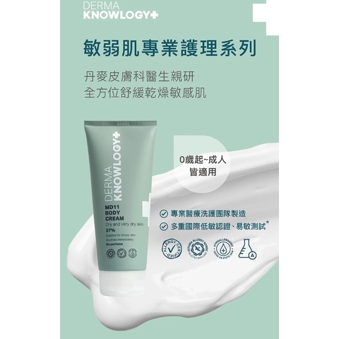 【樂森藥局】🔴近效出清🔴丹麥 DERMA Derma Knowlogy 敏弱肌專業護理系列 滋潤霜 修護膏 | 蝦皮購物