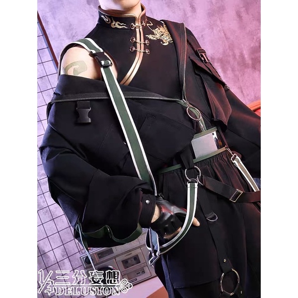 crazii shop》 代購cos系列三分妄想原神服降魔大聖工裝服魈 crazii shop》 代購cos系列三分妄想原神服降魔大聖工裝服魈