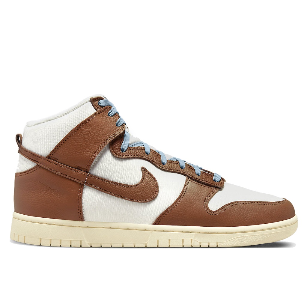 A-KAY0】NIKE DUNK HIGH RETRO PRM PECAN SAIL米白棕黃藍【DQ8800-200