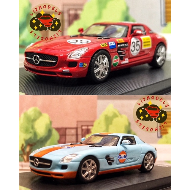 Mercedes Benz SLS AMG Gulf – Time Micro 1:64 – Modellino Da Collezione Nuovo