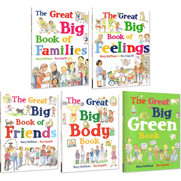 【預購】The Great Big Book Families家庭朋友情感系列大書5冊 情商管理家庭關係二胎故事書 蝦皮購物