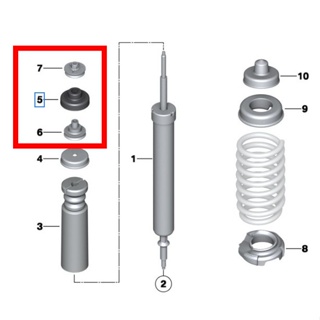 BMW E90 E81 E87 前後避震器右31316786002 左31316786001 後