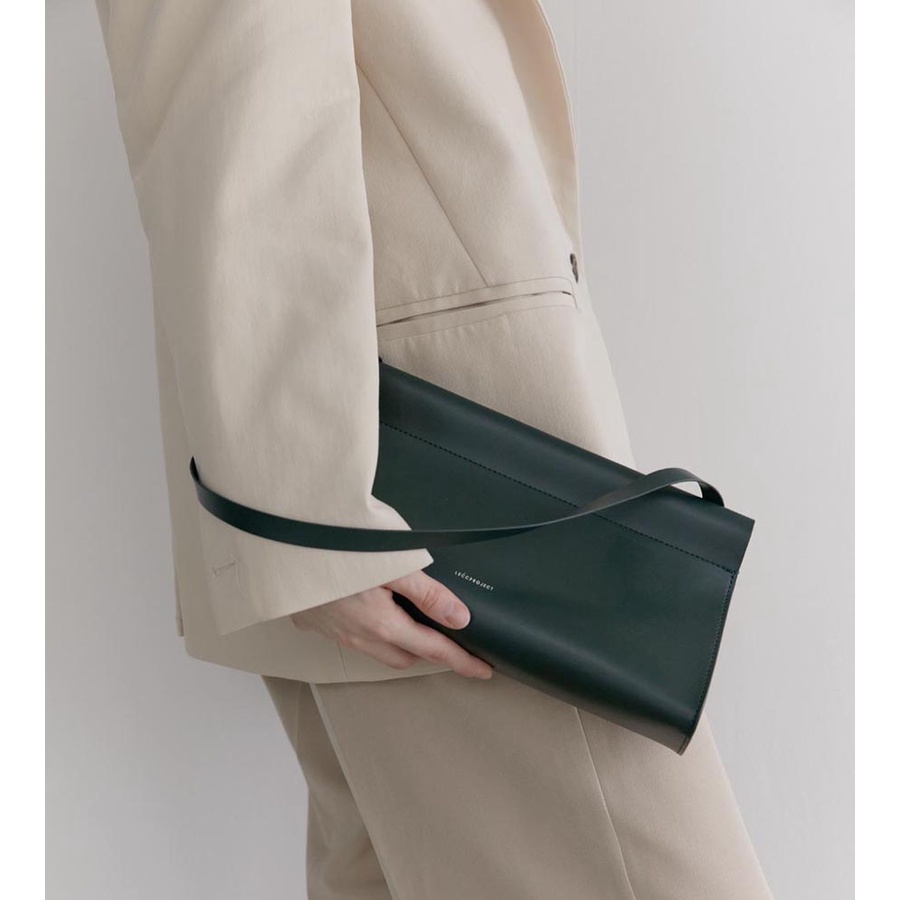 LECC PROJECT] LOG TOP BAG S - Artificial Leather D.GREEN | 蝦皮購物