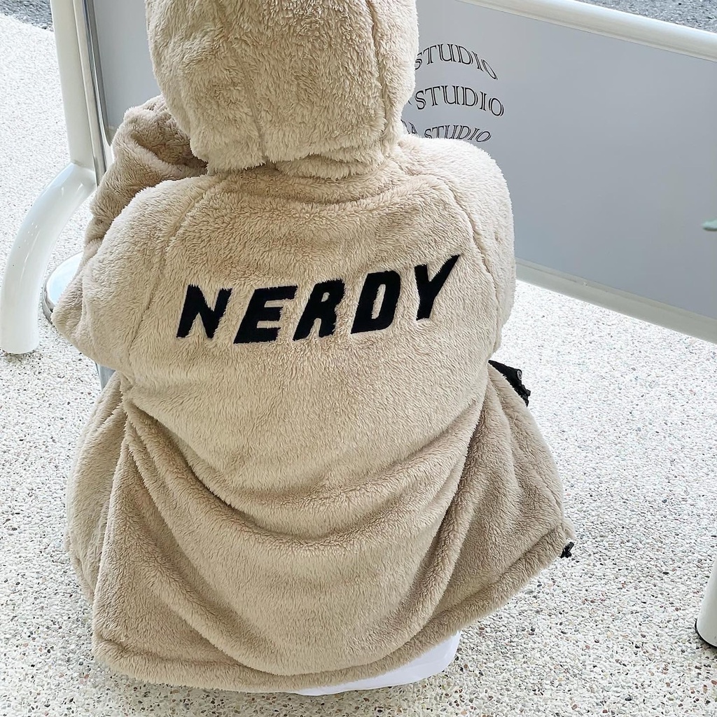 韓國KKOBA 現貨 NERDY 22FW 雙面抓絨 防風 羽絨服 羽絨外套 鴨絨 韓國代購 | 蝦皮購物