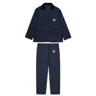 二手藍L 》日本公司貨22FW Carhartt WIP x Kunichi Nomura 聯名西裝