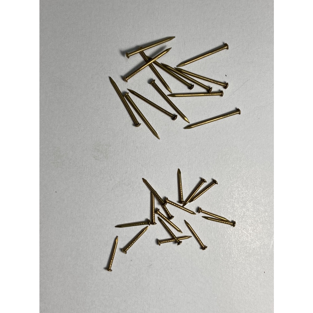 銅釘 純銅 釘子 2.5分 (8mm) . 4分(12mm) . 6分(19mm) . 8分 (25mm) | 蝦皮購物