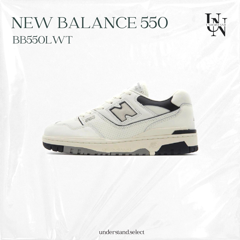 UN 代購 NEW BALANCE 550 NB BB550 白 黑 灰 米白 奶油底 顆粒 復古 BB550LWT | 蝦皮購物