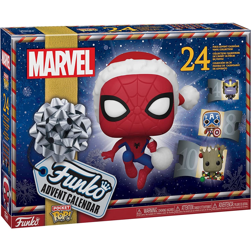 全新在台現貨] 美國Funko Pop! Marvel 英雄蜘蛛人降臨曆聖誕倒數倒數