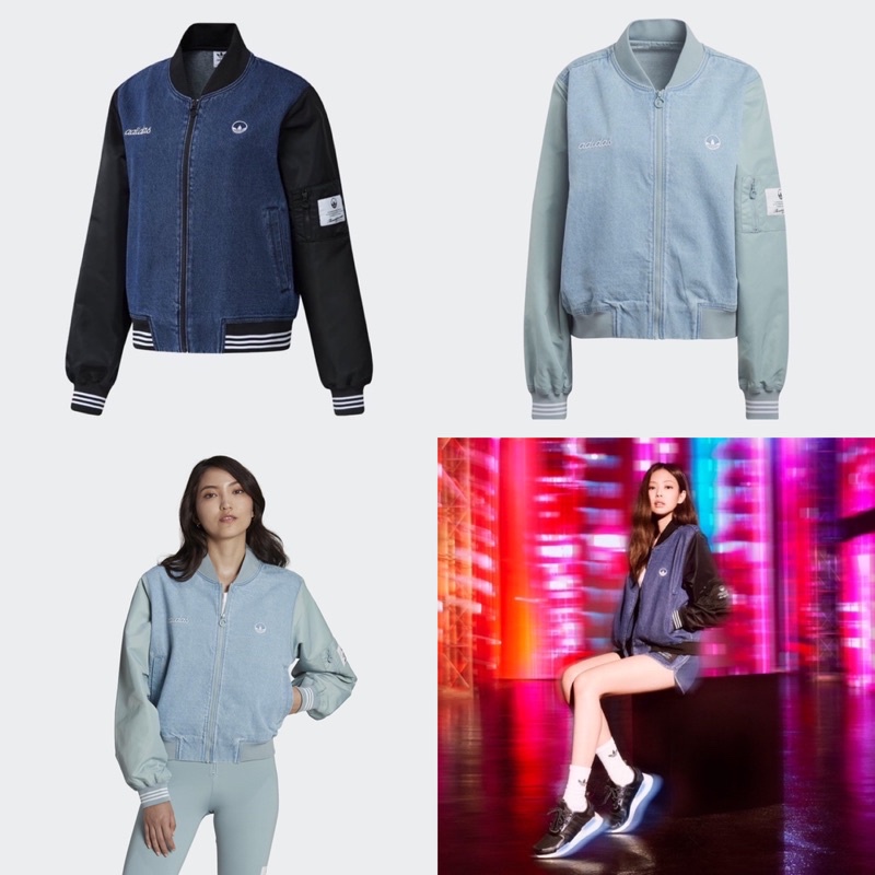 Adidas long clearance padded jacket blackpink