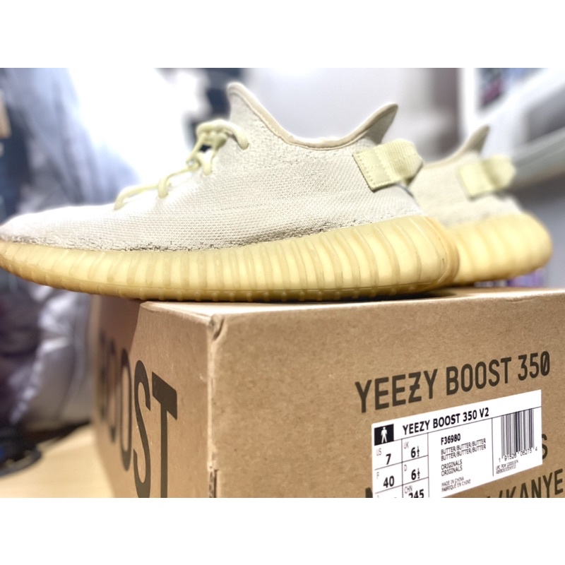 二手正品adidas Yeezy boost 350 butter | 蝦皮購物