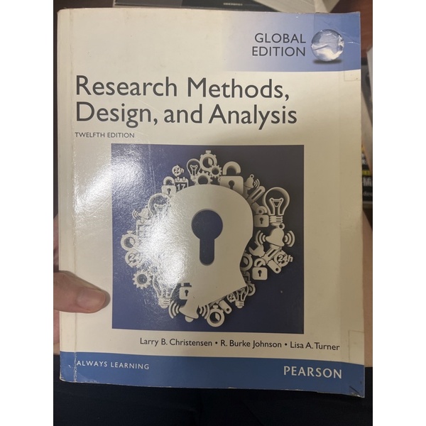 research methods design and analysis global edition