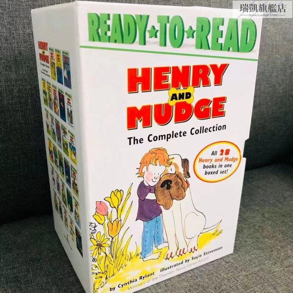 全新＆點讀版盒裝亨利和瑪吉28本Ready to Read Henry and Mudge贈音頻 