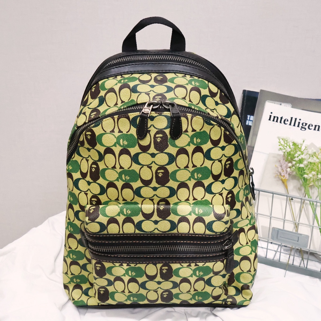 BAPE COACH ACADEMY BACKPACK GREEN