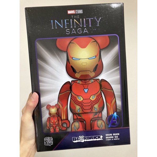 Be@rbrick IRON MAN Mark 50 鋼鐵人馬克50 500% 東京展覽限定全新未拆