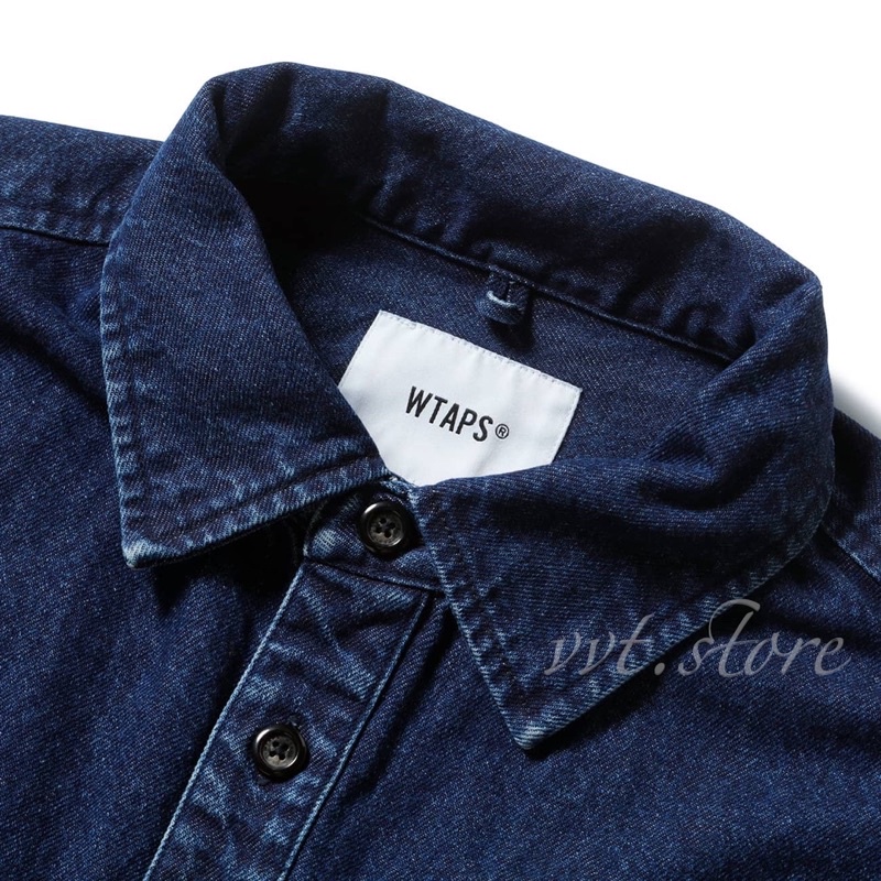 現貨WTAPS 22AW WCPO 01 / LS / COTTON. DENIM 長袖襯衫外套夾克| 蝦皮購物