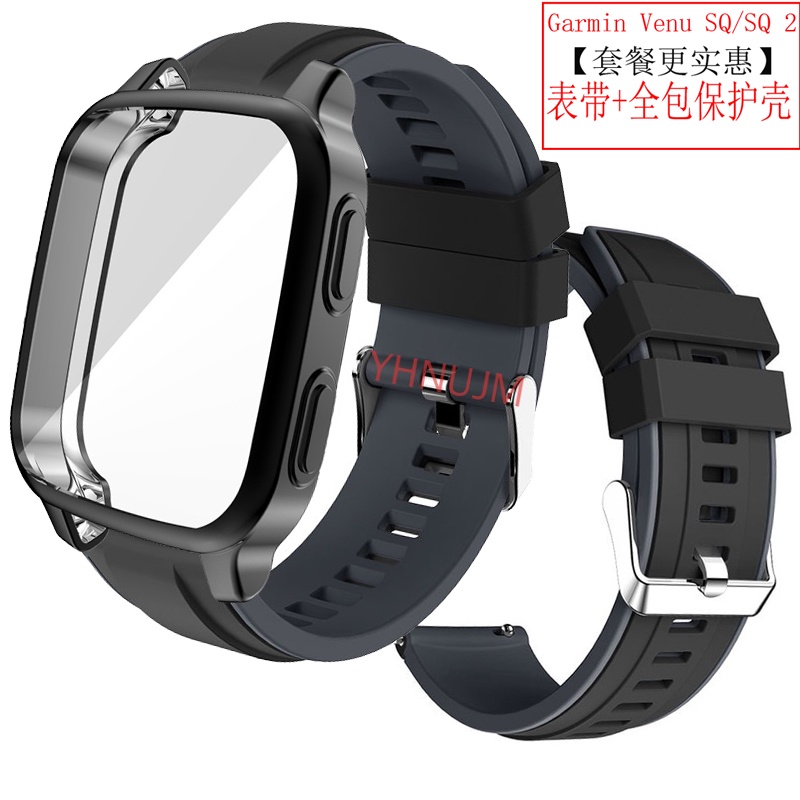 Garmin venu sq 2 智能手錶錶殼錶帶Garmin Venu SQ2 Music 保護殼保護